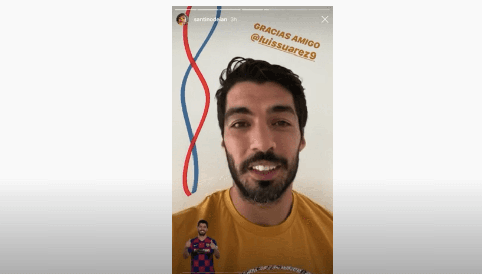 El gran gesto de Luis Suárez hacia el hijo de Walter Montillo 