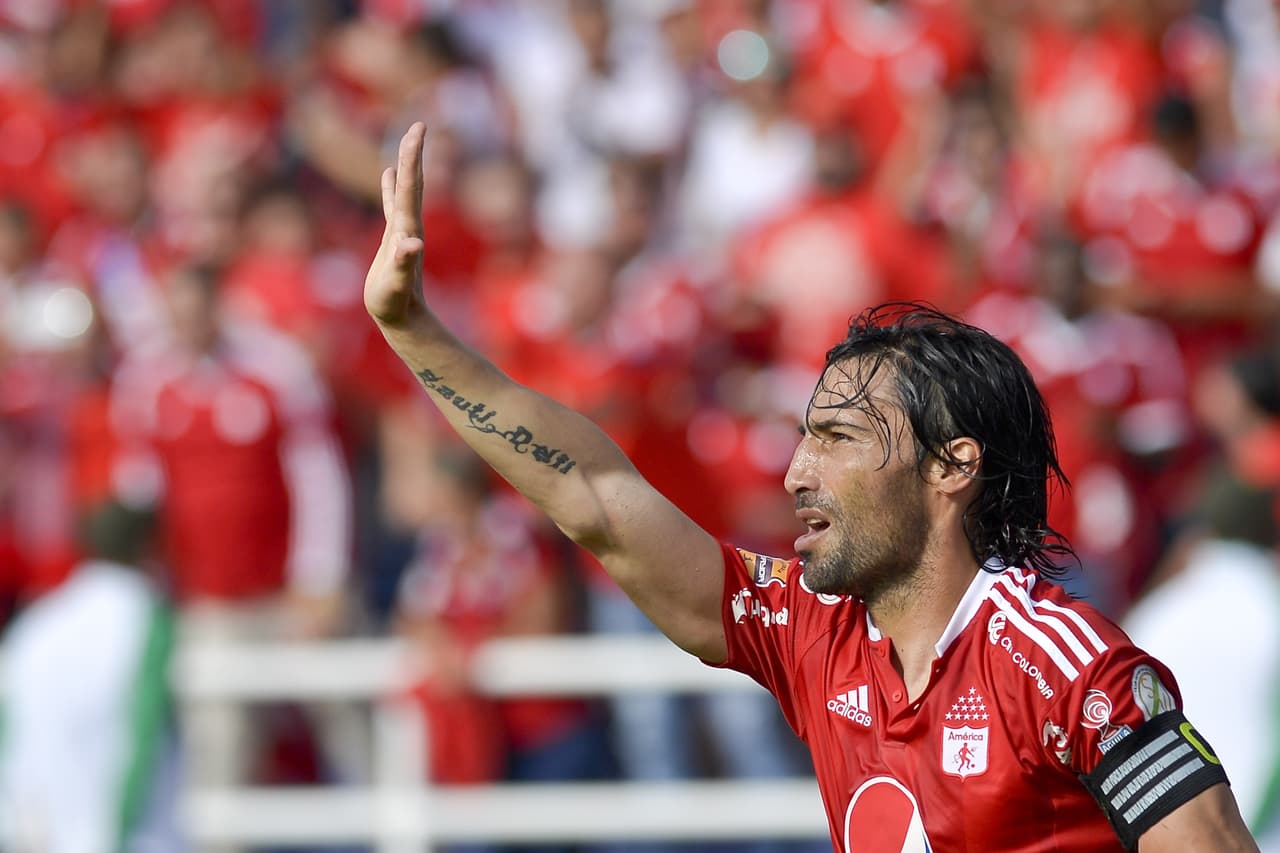 Hoy el 'Tecla' es ídolo del fútbol colombiano: ha anotado 33 goles con el América de Cali.