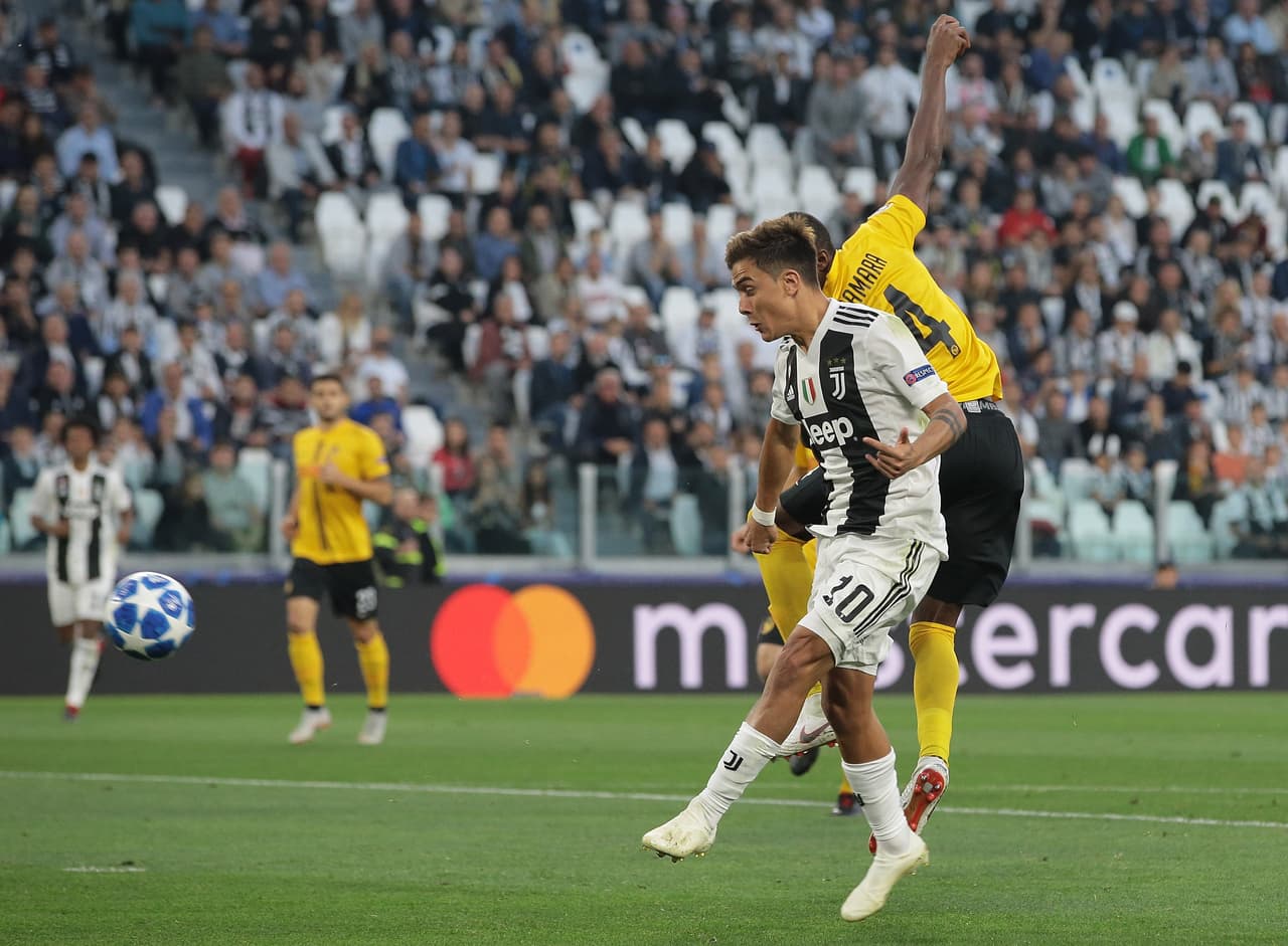 Muy temprano, al minuto 4, Paulo Dybala fue el encargado de poner el 1-0 para los locales después de una brillante asistencia de Leonardo Bonucci.