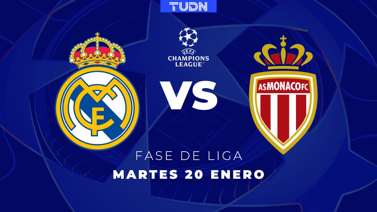 Duelo de alta tensión, así puedes ver el Real Madrid vs. Mónaco