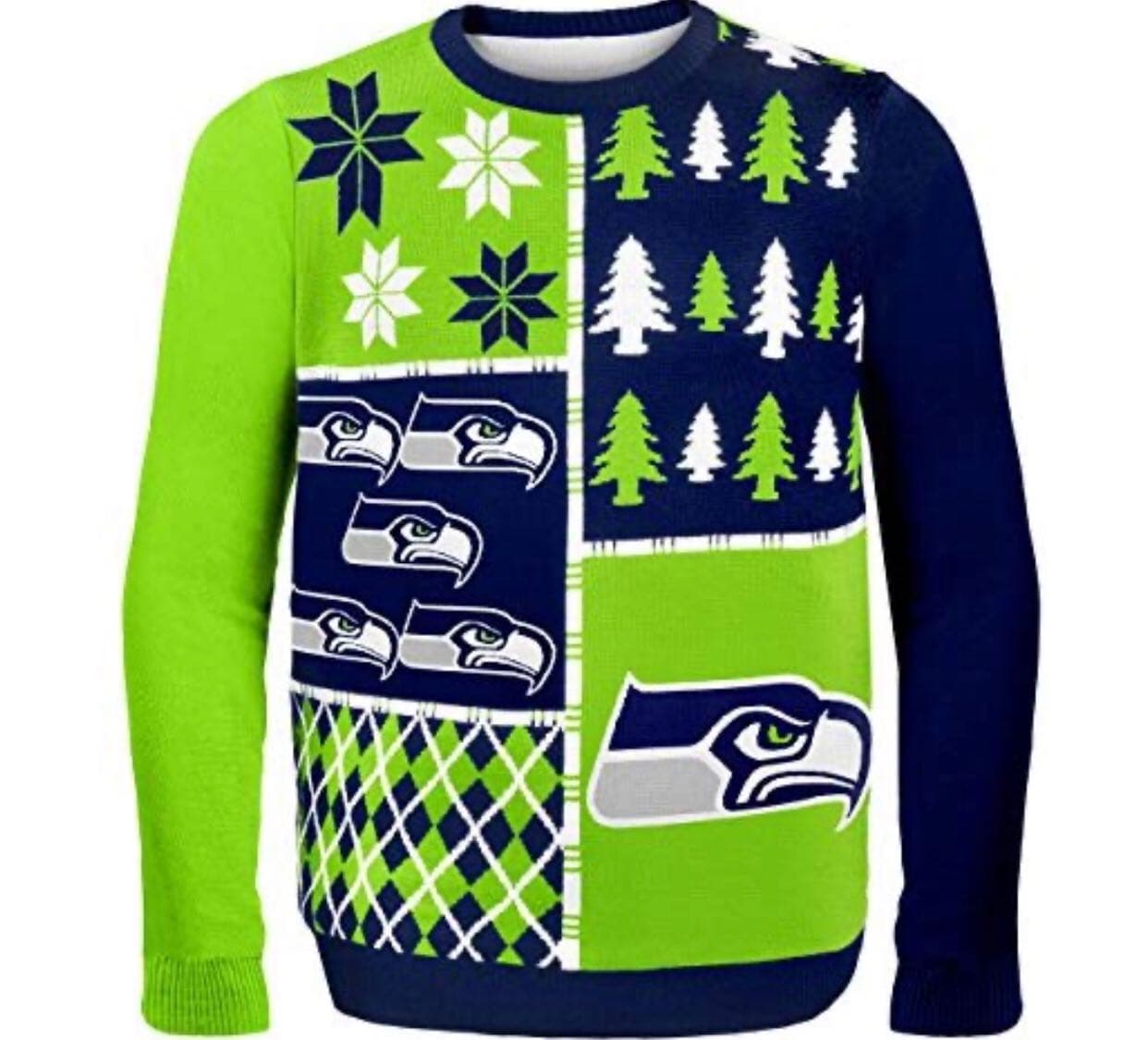 La navidad llegó al mejor futbol americano profesional y estos son los suéteres de los equipos para la época. ¿Te gusta el de tu equipo?