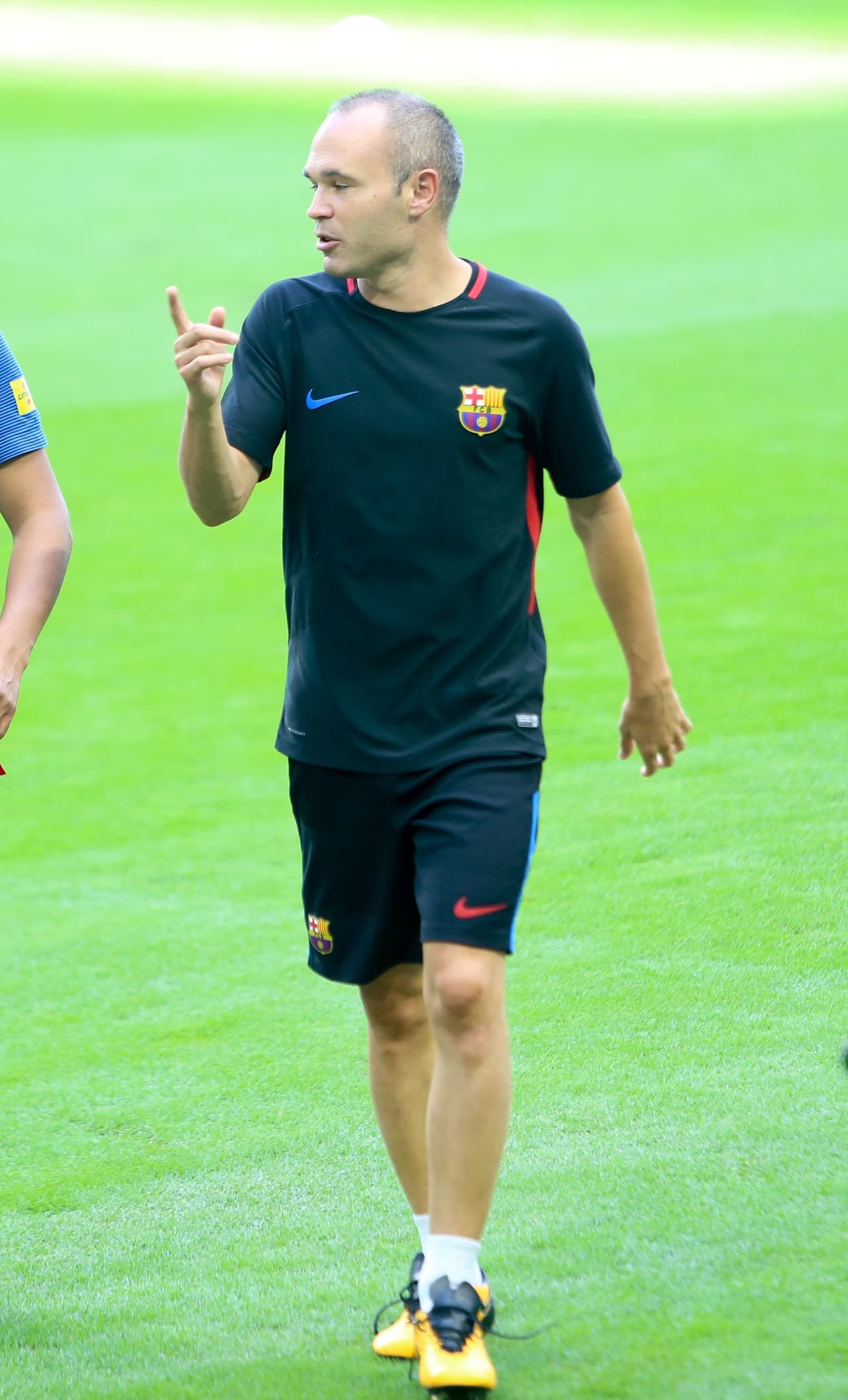 El 
<i>Cerebro </i>Andrés Iniesta también tendría minutos en el terreno de juego de los Dolphins de la NFL.