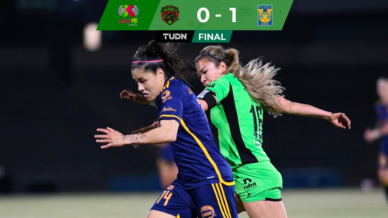 Con gol de Maricarmen Reyes tras penal fallado, Tigres se lleva un apretado triunfo de visita a Juárez en la ida de Cuartos de Final del Clausura 2024.