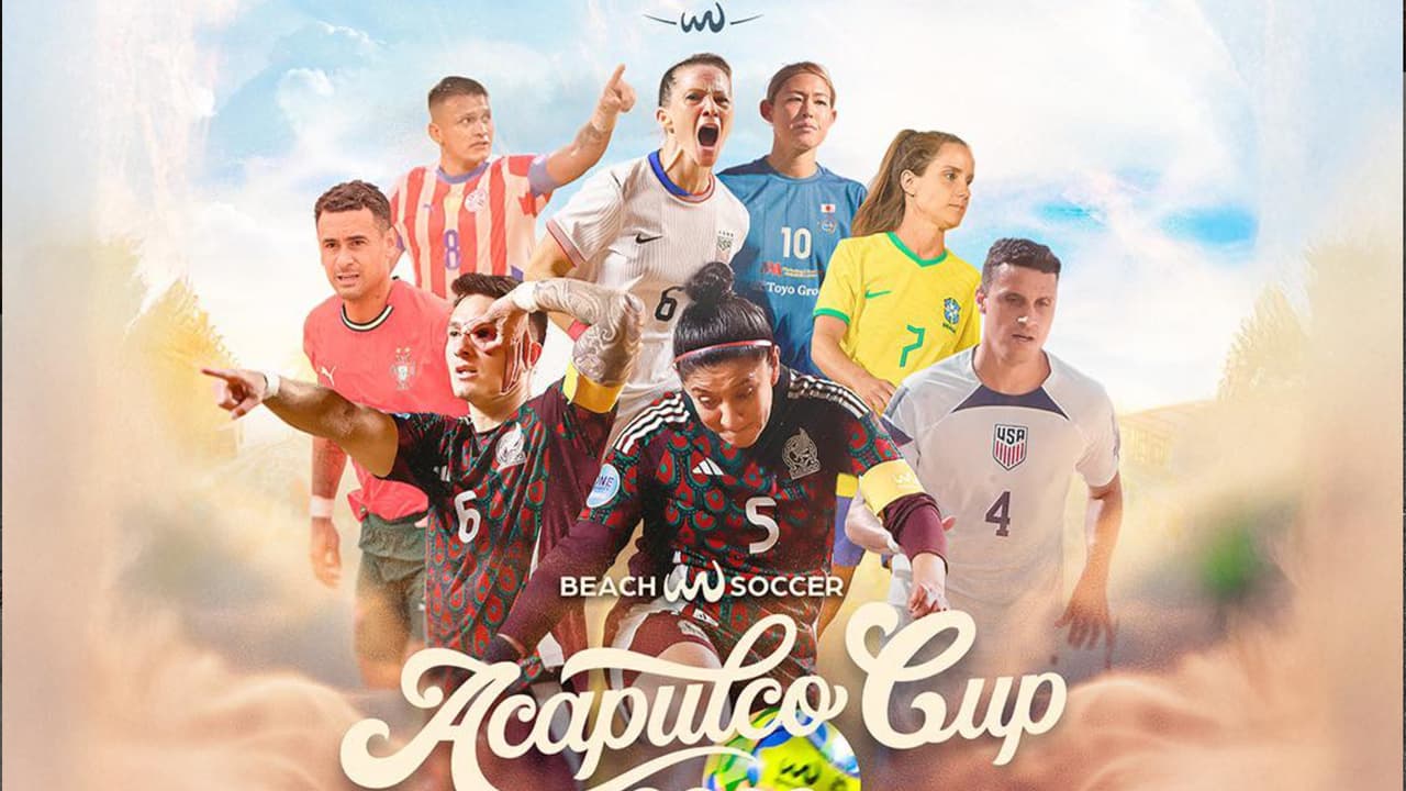 México recibe la tercera edición de la ‘Acapulco Beach Soccer Cup 2026’ 
