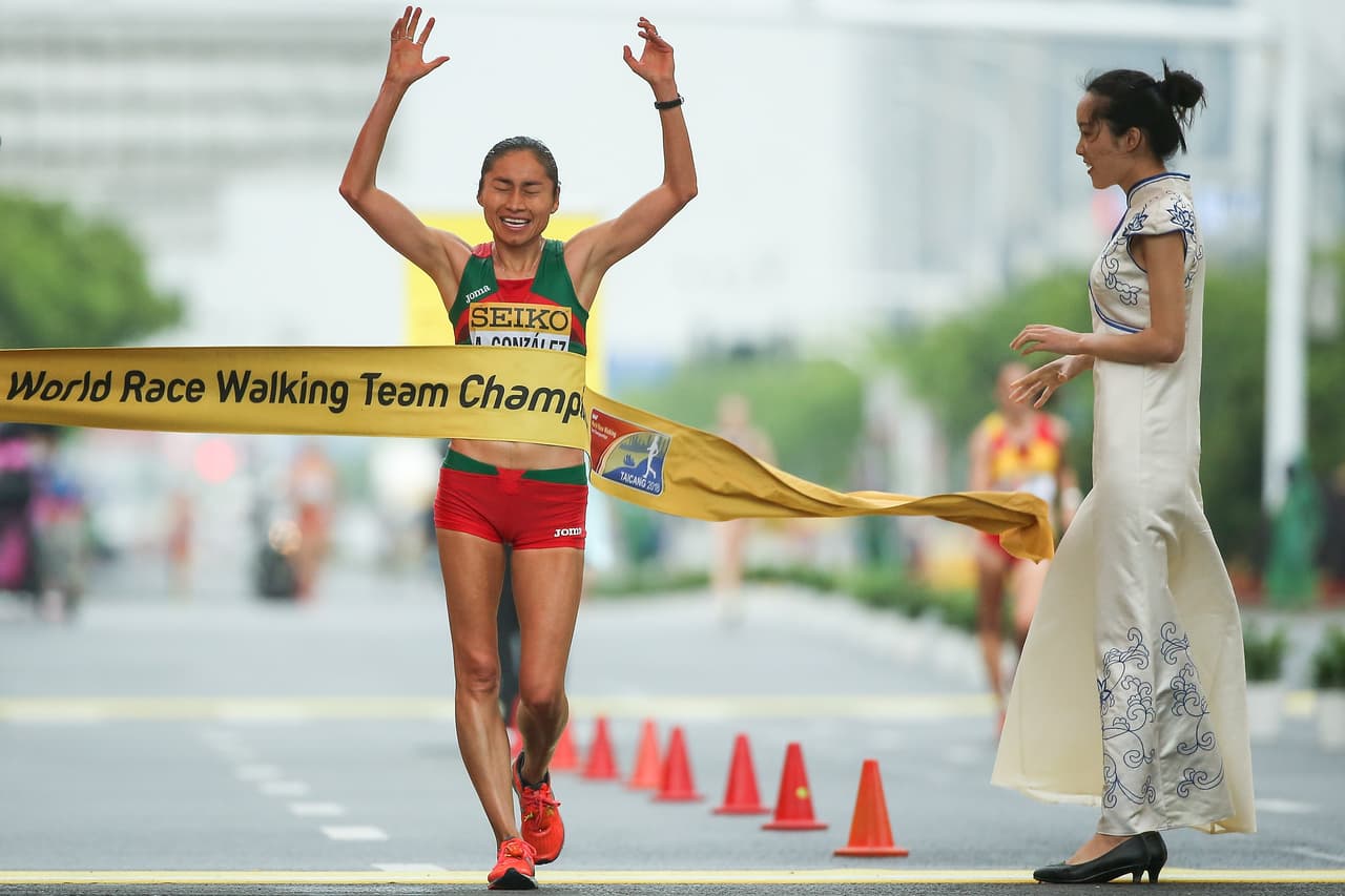 La mexicana Guadalupe 'Lupita' González se coronó campeona en el Mundial de Marcha de China, con lo que se convirtió en la primera mujer bicampeona en la historia de este deporte.
