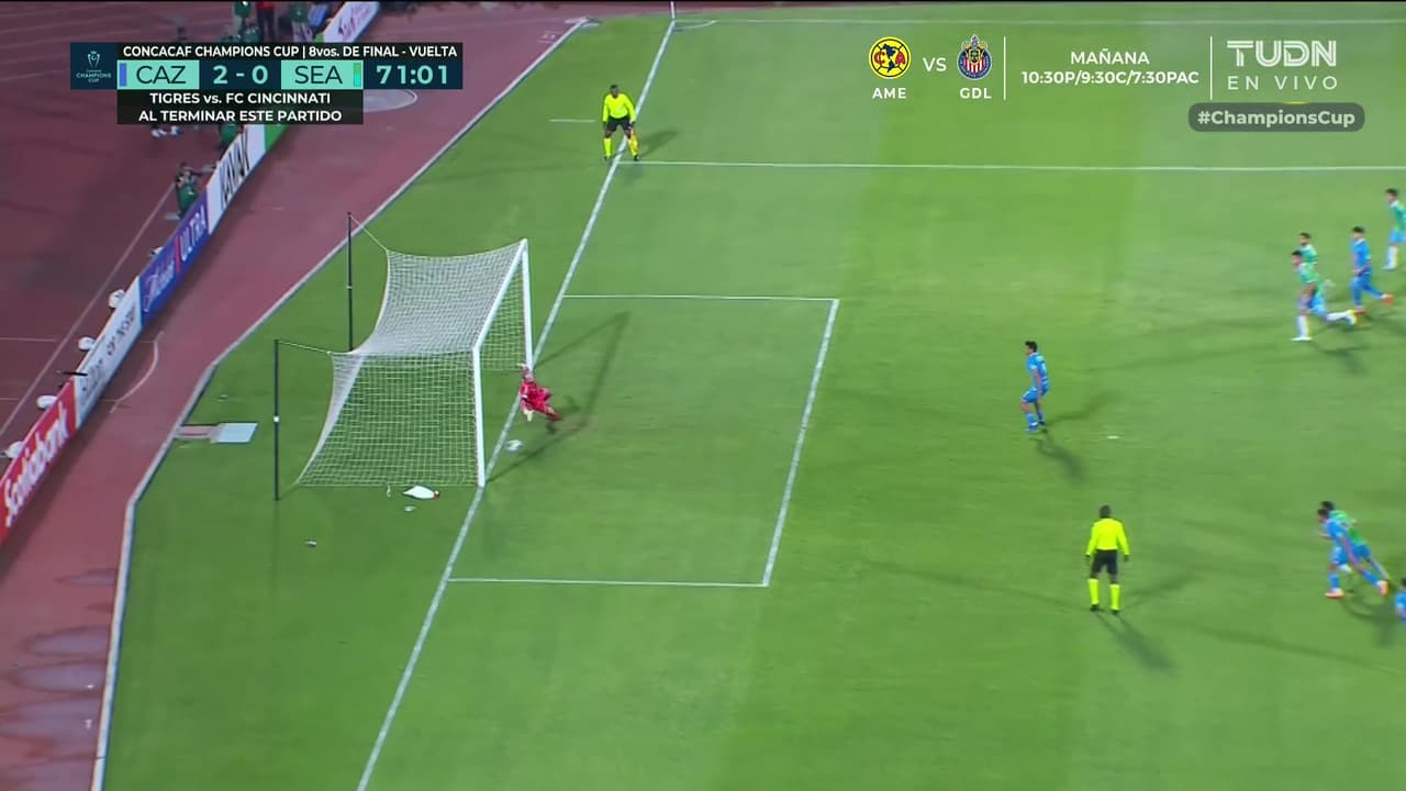 ¡Sepúlveda sentencia la eliminatoria! Desde los once pasos marca el 2-0