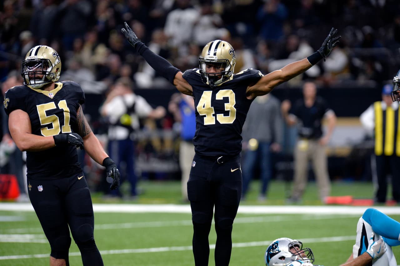 Marcus Williams, safety libre de los New Orleans Saints.