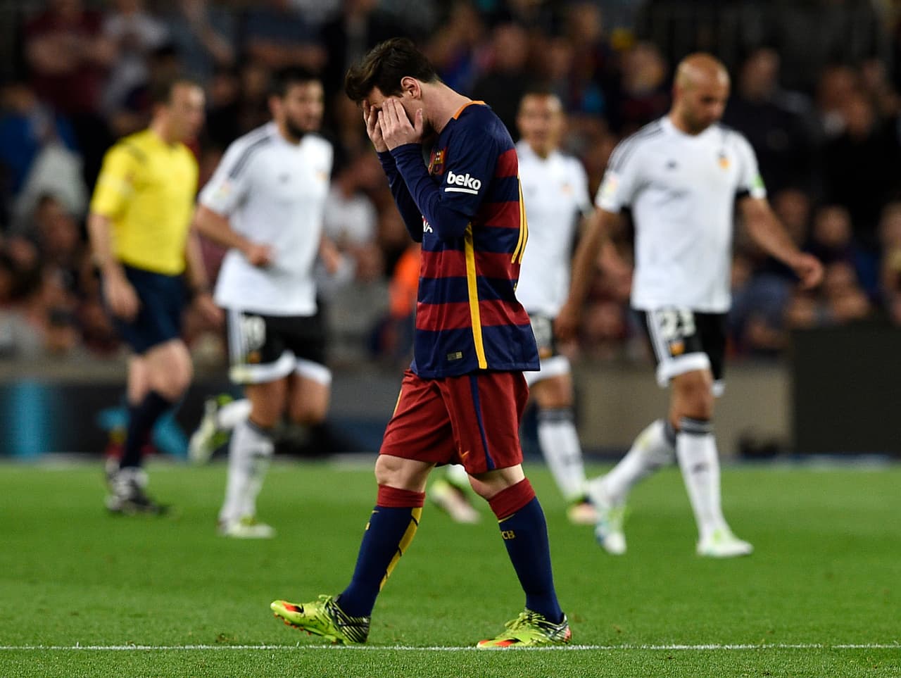 La lista de figuras con la cabeza agachada tenía a todo el equipo 'culé'.