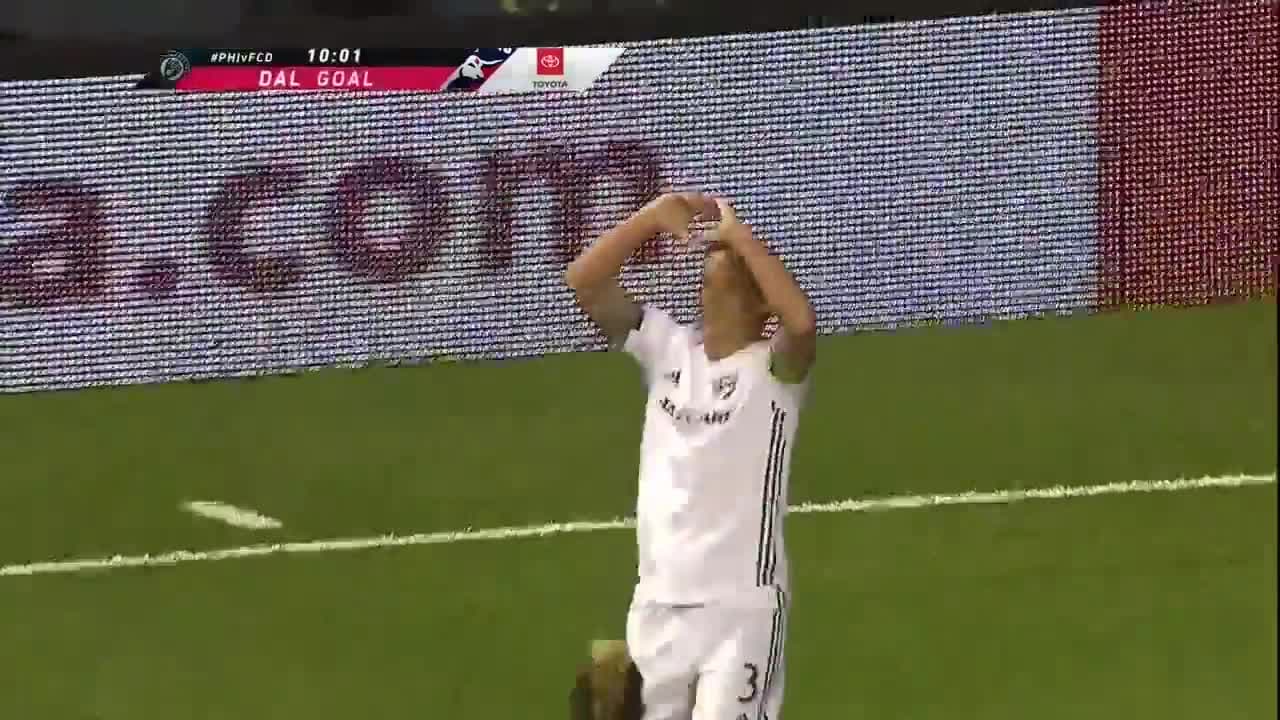 Con golazo del suizo Reto Ziegler, FC Dallas toma ventaja sobre el Philadelphia Union