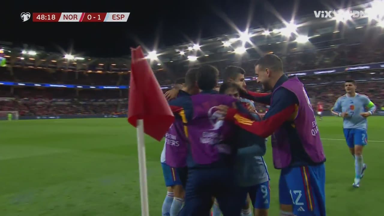 ¡Ahora sí contó! Gavi le da a España el 0-1 tras larga revisión del VAR