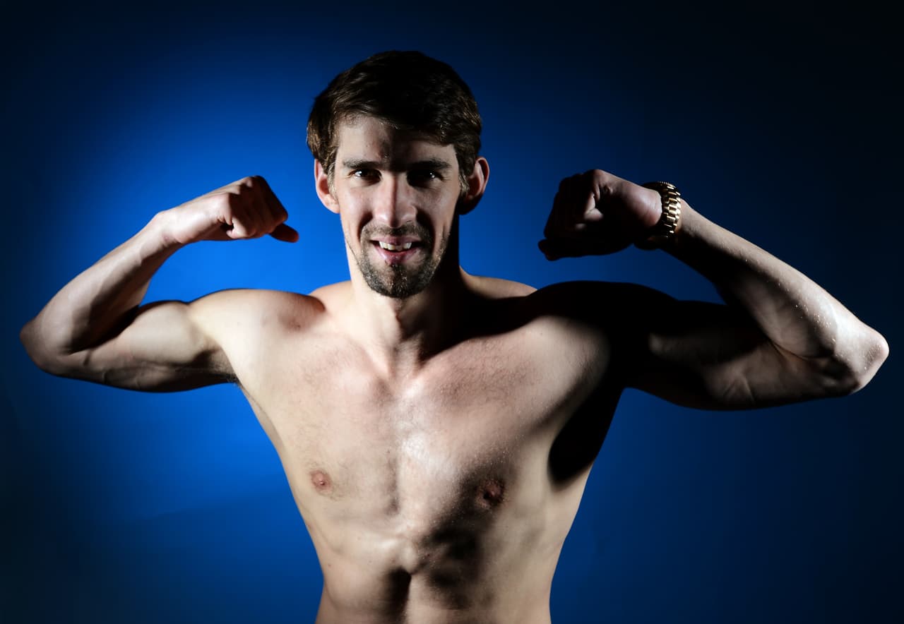 Fotografía oficial del equipo de Estados Unidos de natación que va a Londres 2012.