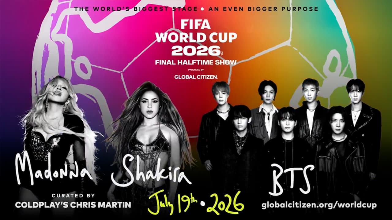 Madonna, Shakira y BTS en el medio tiempo de la Final del Mundial