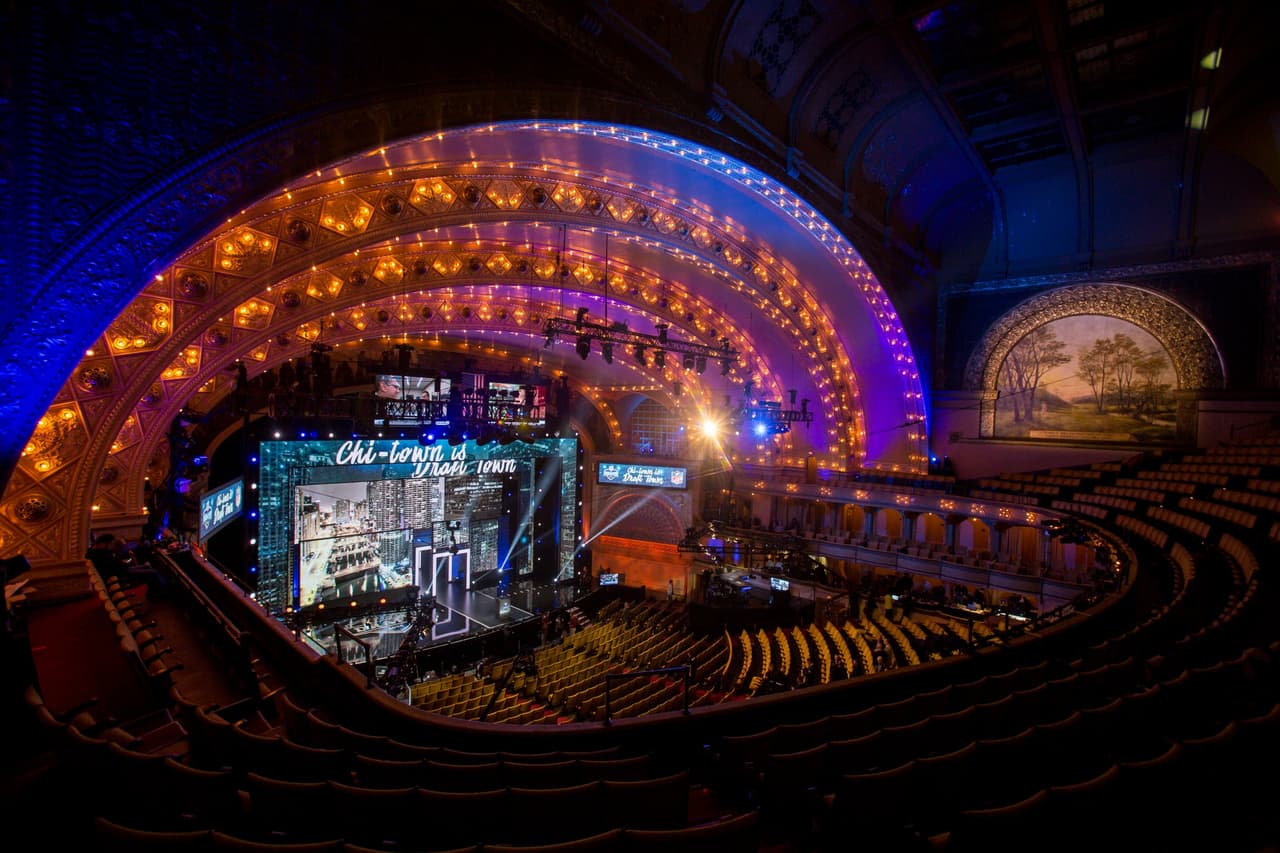 Magnífico el Auditorium Theatre de Chicago.