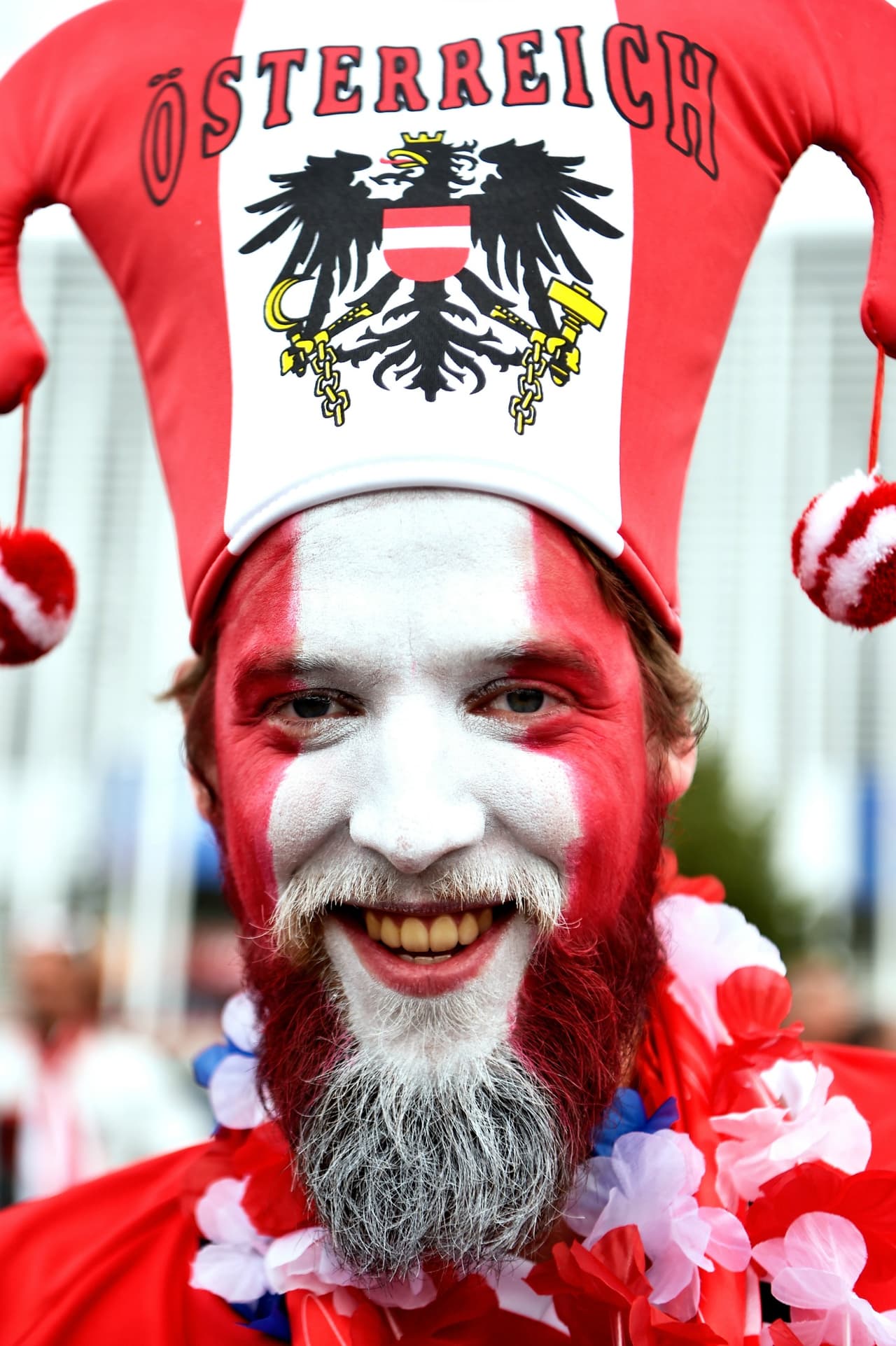 Los disfraces y caras pintadas no faltan nunca.