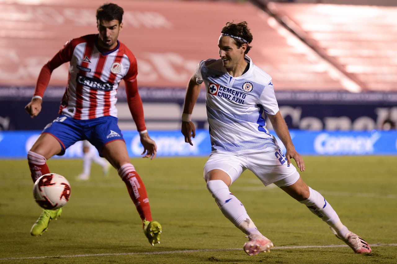 Con doblete del Cabecita Rodríguez y gol de Santiago jiménez, la Máquina se impone 1-3 al Atlético San Luis y toman el liderato en el Guard1anes 2020.