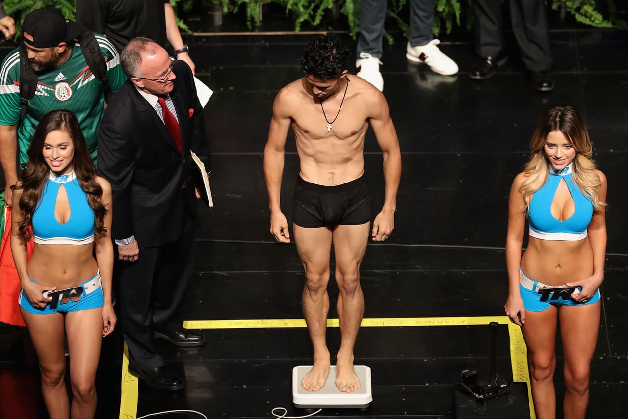 Osawa registró un peso de 125.25 libras.