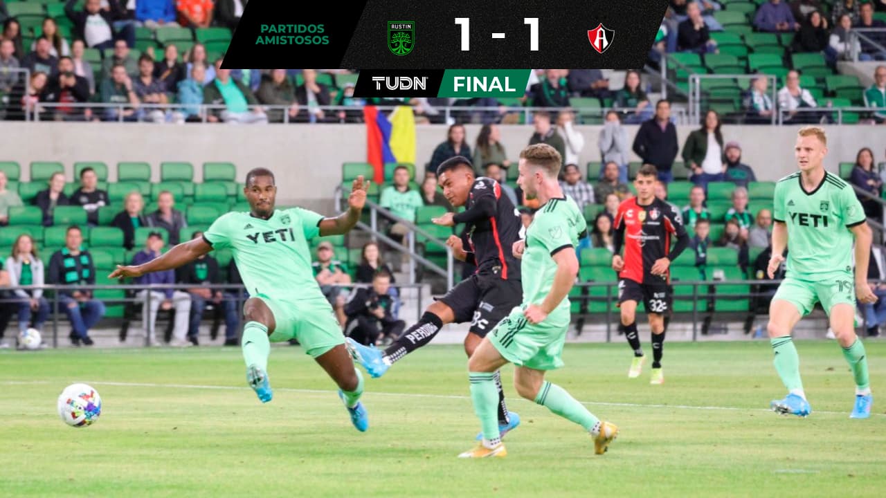 Austin FC y Atlas empatan en partido amistoso en Texas