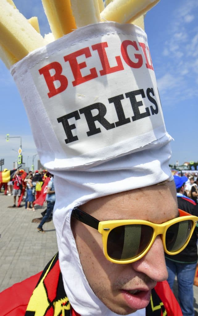 El color de los hinchas de Bélgica y Túnez fue parte de la fiesta de ambos países en su segunda salida en partido del grupo G del Mundial de Rusia 2018.