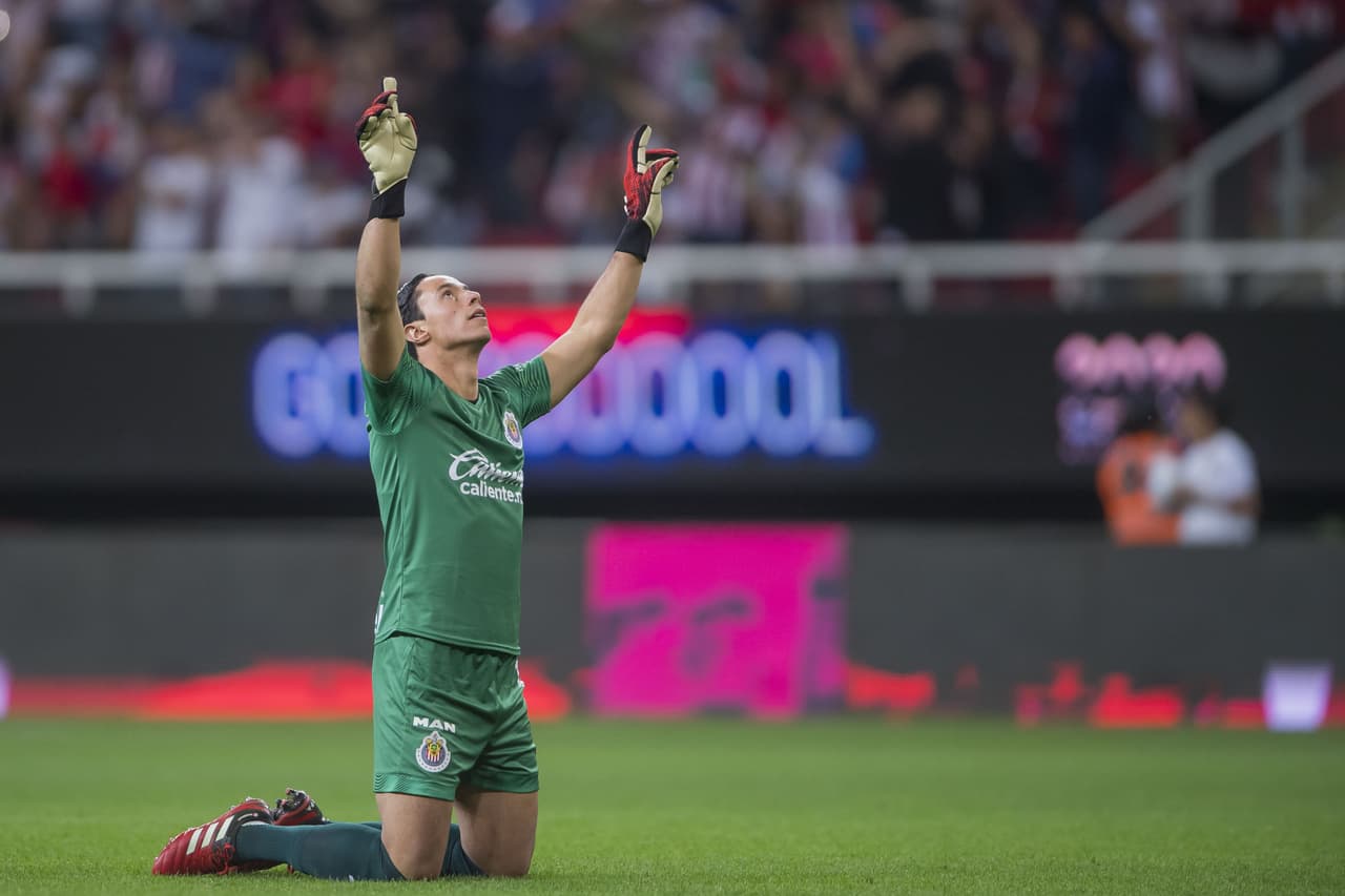 Así festejó Toño Rodríguez el gol del empate.
