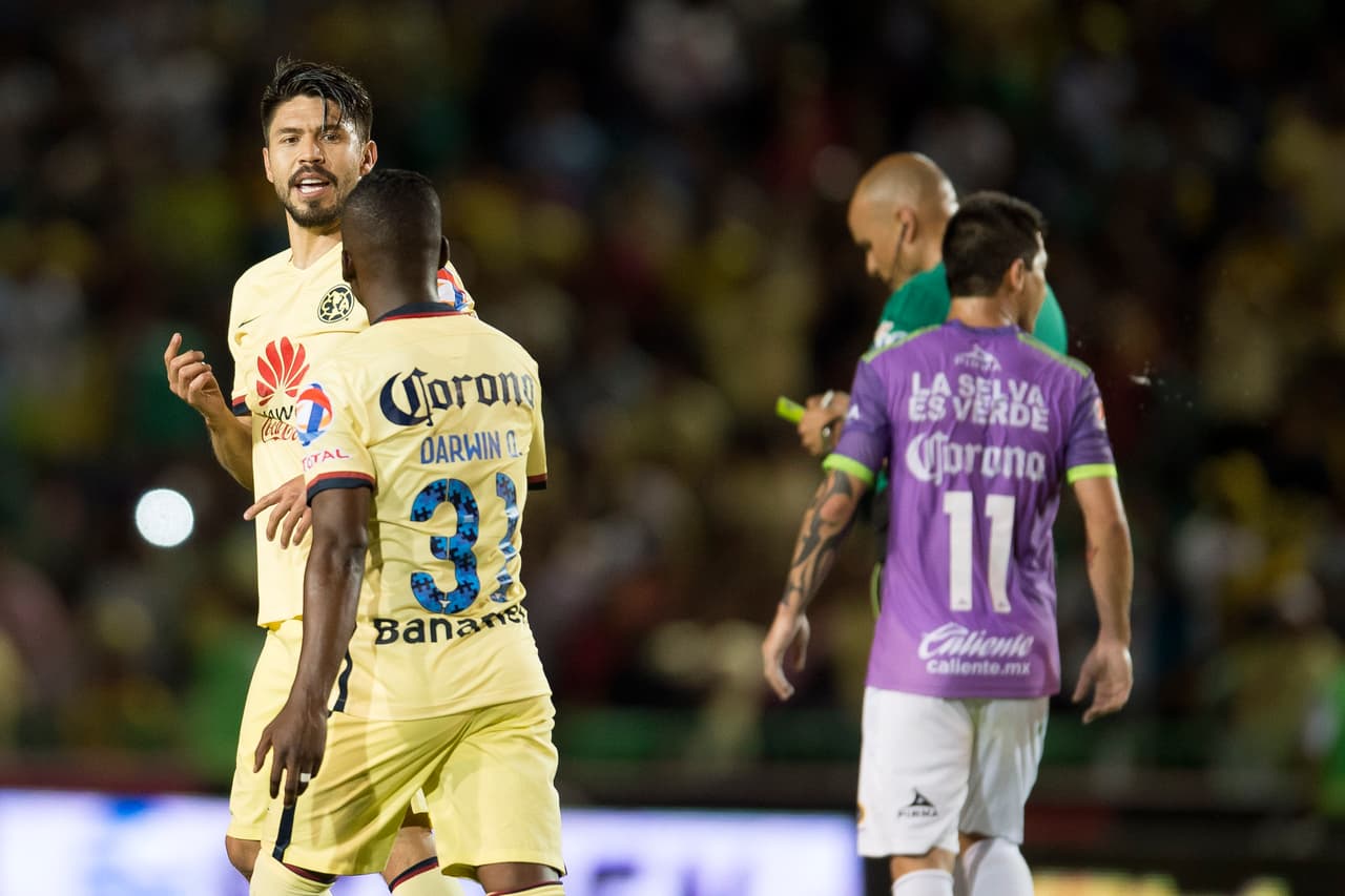 Oribe Peralta y Darwin Quintero
