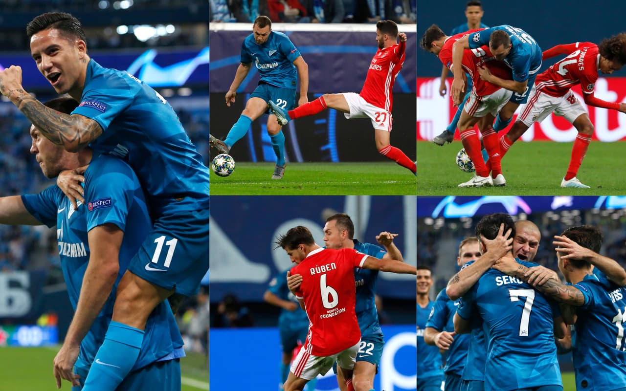 Por parte del cuadro local anotaron Artem Dzyuba, Sardar Azmoun mas un autogol de Rúben Dias, por parte del benfica anotó Raúl de Tomás.