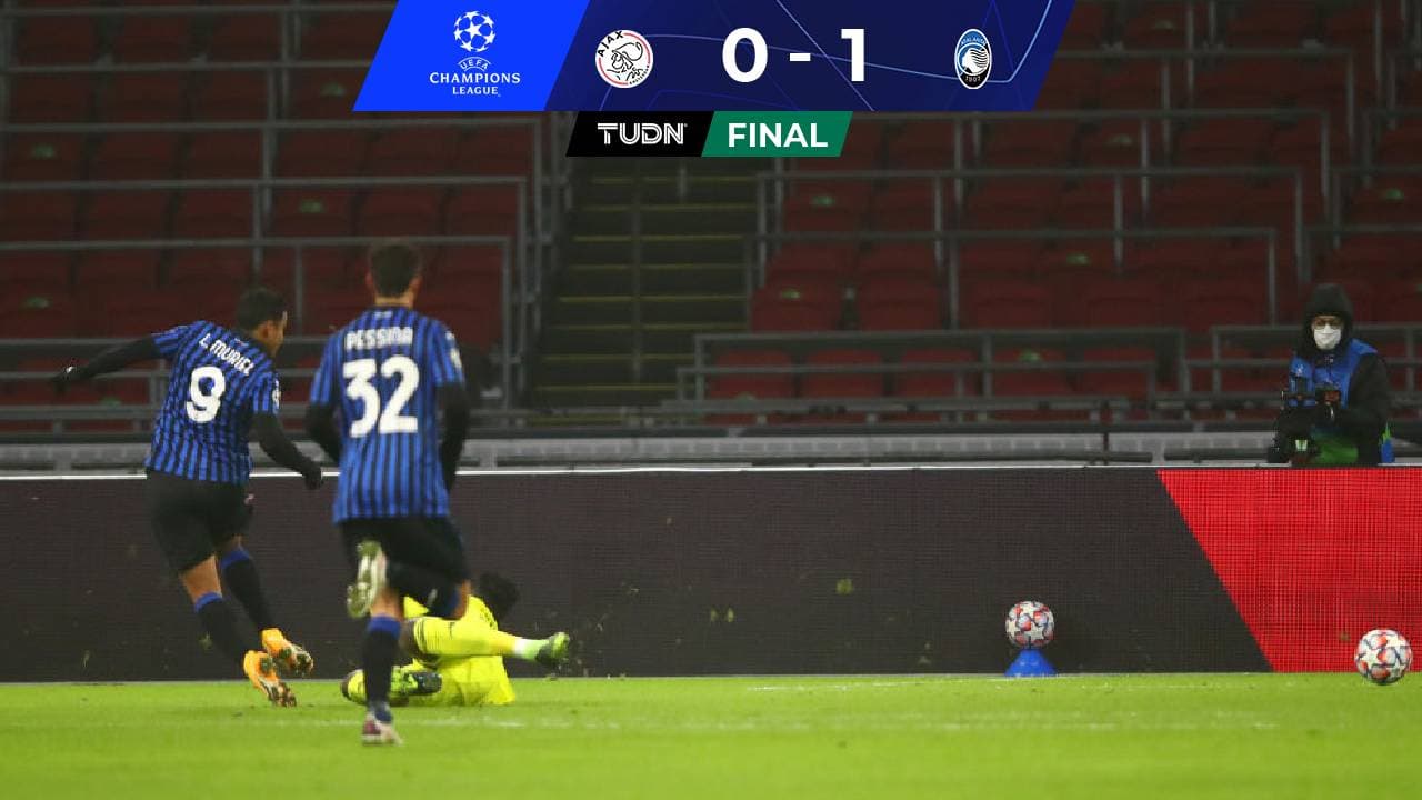 Con gol de Muriel el Atalanta elimina al Ajax de Edson Álvarez