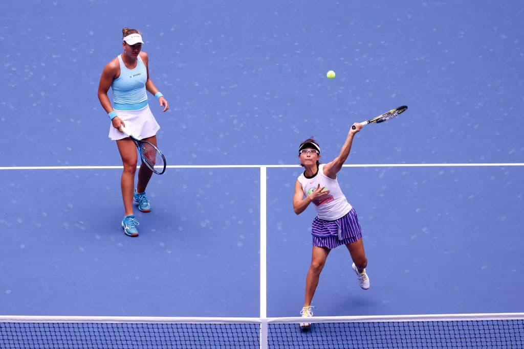 Esta fue la primera ocasión que la alemana, Laura Siegemund, y la rusa, Vera Zvonareva, competían juntas en un torneo.