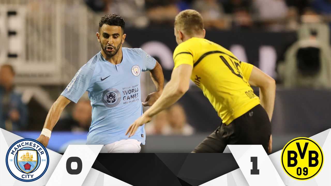 Borussia Dortmund venció 1-0 al Manchester City en el Soldier Field de Chicago