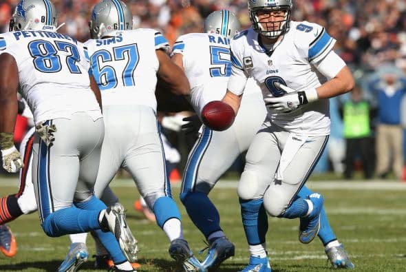 #100 " QB Matthew Stafford, Detroit Lions.