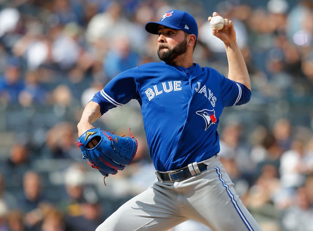 La temporada de 2018 la abrió como integrante de los Toronto Blue Jays. Tuvo 25 apariciones, 13 aperturas y marca de 3-6 con 5-23 de efectividad.