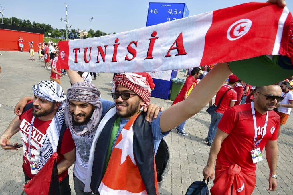 El color de los hinchas de Bélgica y Túnez fue parte de la fiesta de ambos países en su segunda salida en partido del grupo G del Mundial de Rusia 2018.