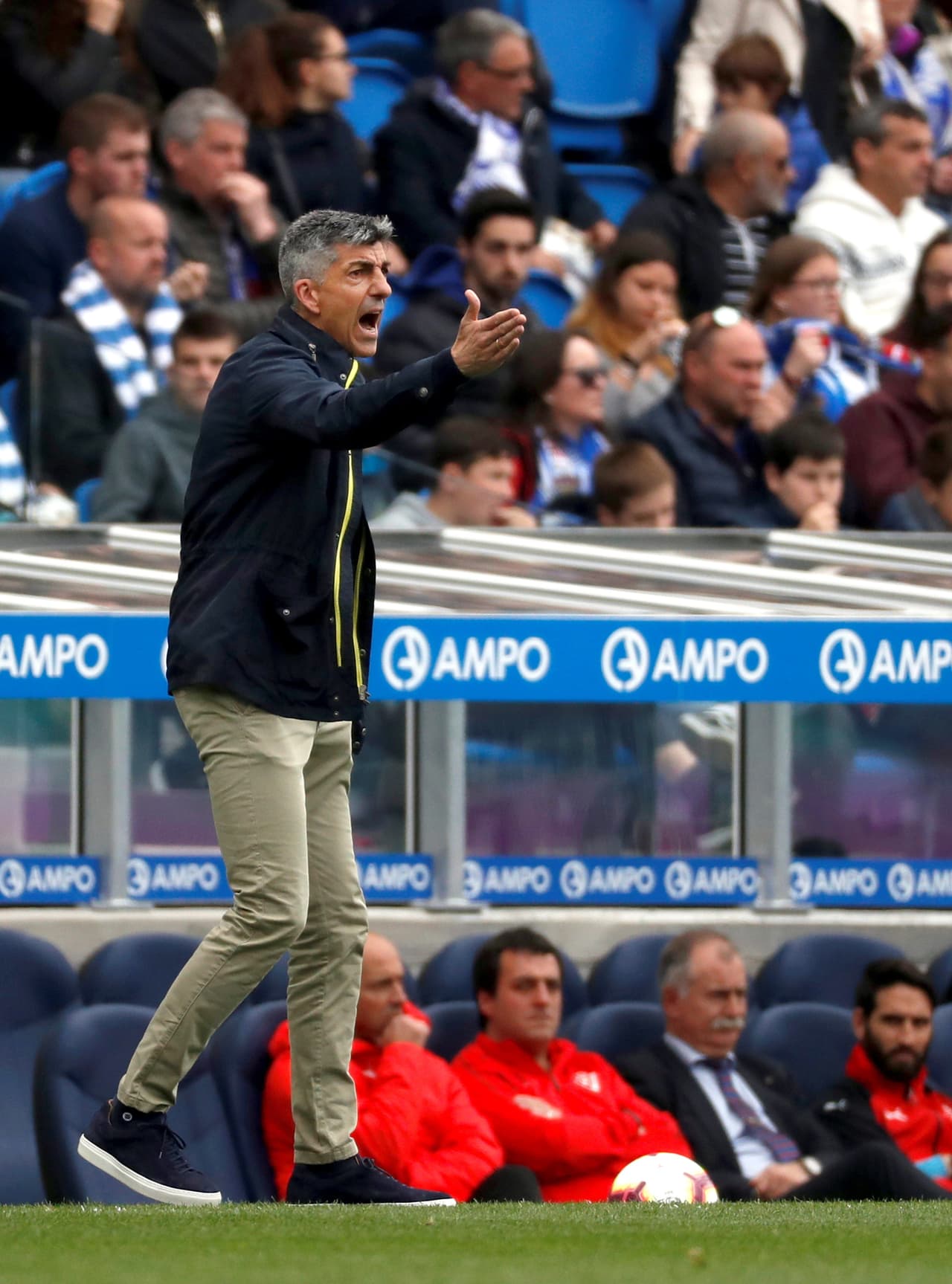 El entrenador de Real Sociedad, Imanol Alguacil, no contó con el mexicano Héctor Moreno ni siquiera en el banquillo.