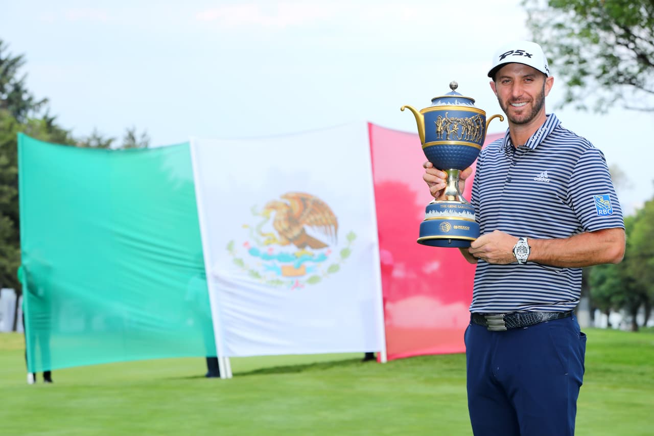 Triunfo en México tiene a Dustin Johnson en la cima del ranking mundial