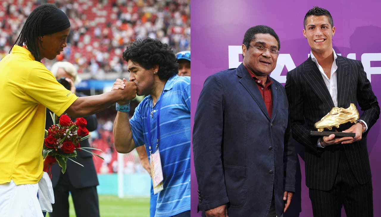 Las grandes figuras del fútbol mundial también crecieron con otros ídolos como sus referentes y es así como los ahora idolatrados tenían sus propias figuras a seguir.