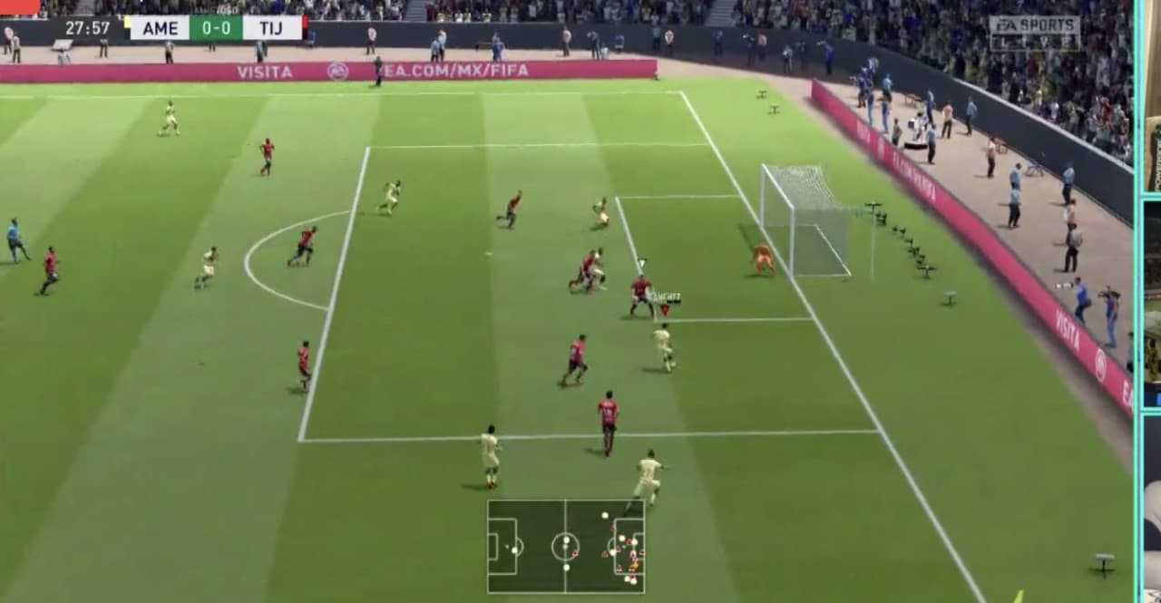 Santiago Cáseres cae en su debut de la eLiga MX frente a Miguel Barbieri, el americanista no encntó su juego y cayó 3-1 frente al xolaje.