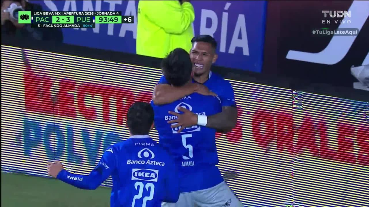 ¡Gol de Puebla! La Franja lo gana en el último suspiro del partido