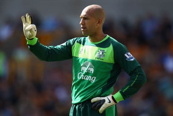 Una de las figuras del ganador fue Tim Howard, portero de la selección de Estados Unidos.