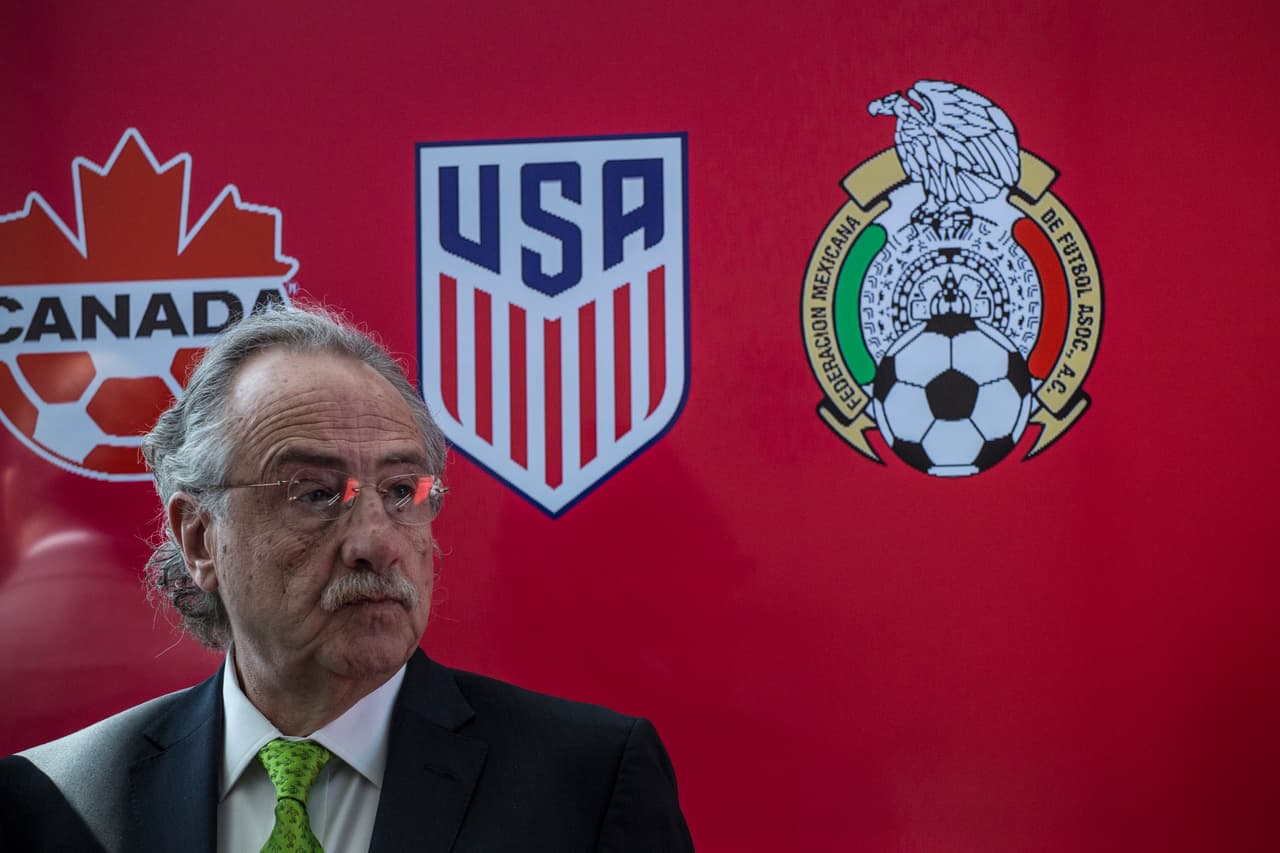 México, Estados Unidos y Canadá presentaron ante la FIFA su candidatura para albergar de manera compartida el Mundial de 2026.