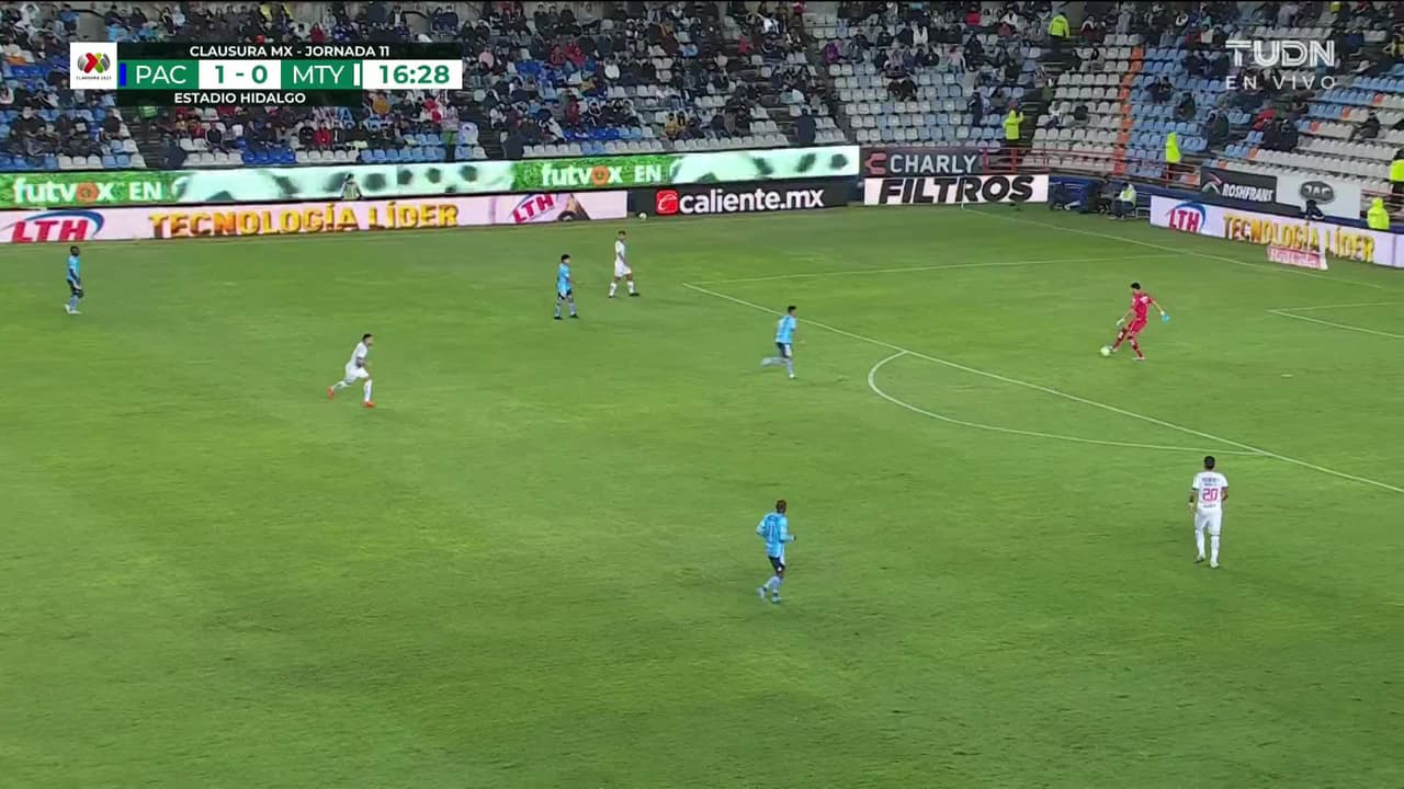 ¡GOOOL! Jesús Gallardo anota para Monterrey.