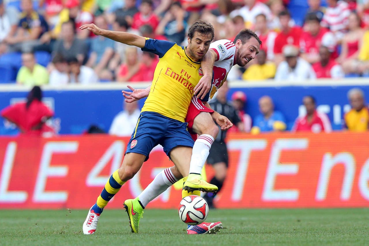 Flamini enfrentó con la camiseta del Arsenal a los Red Bulls en 2014.