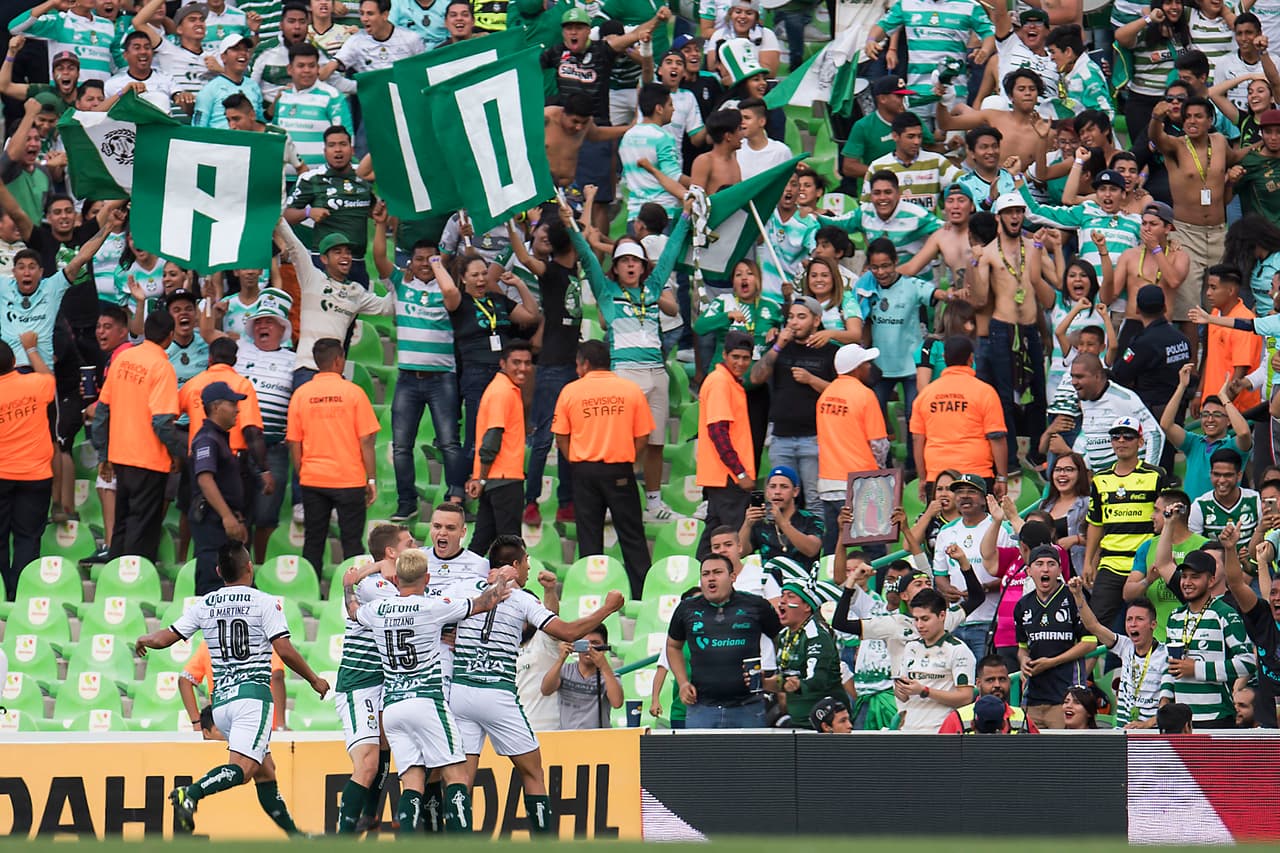 <b>Santos 3-2 Monterrey - Estadio TSM Corona: </b>27,311 espectadores.