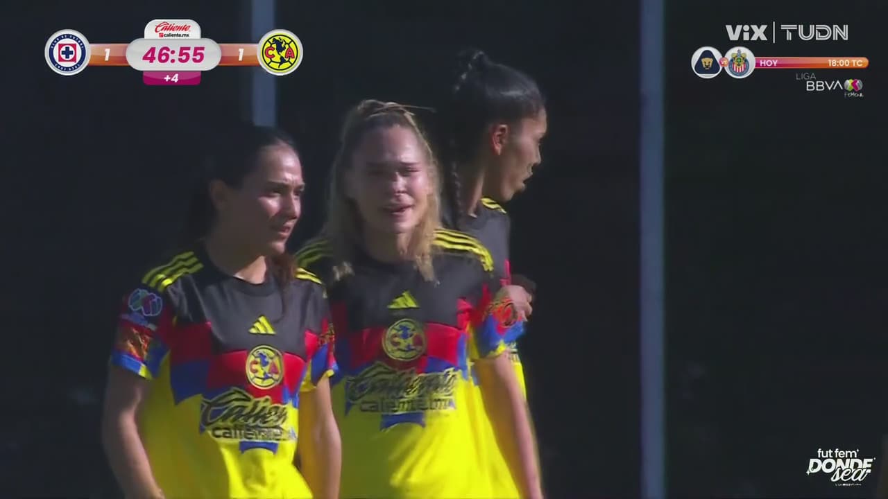 ¡Que obra de arte! Golazo de García y el América lo empata