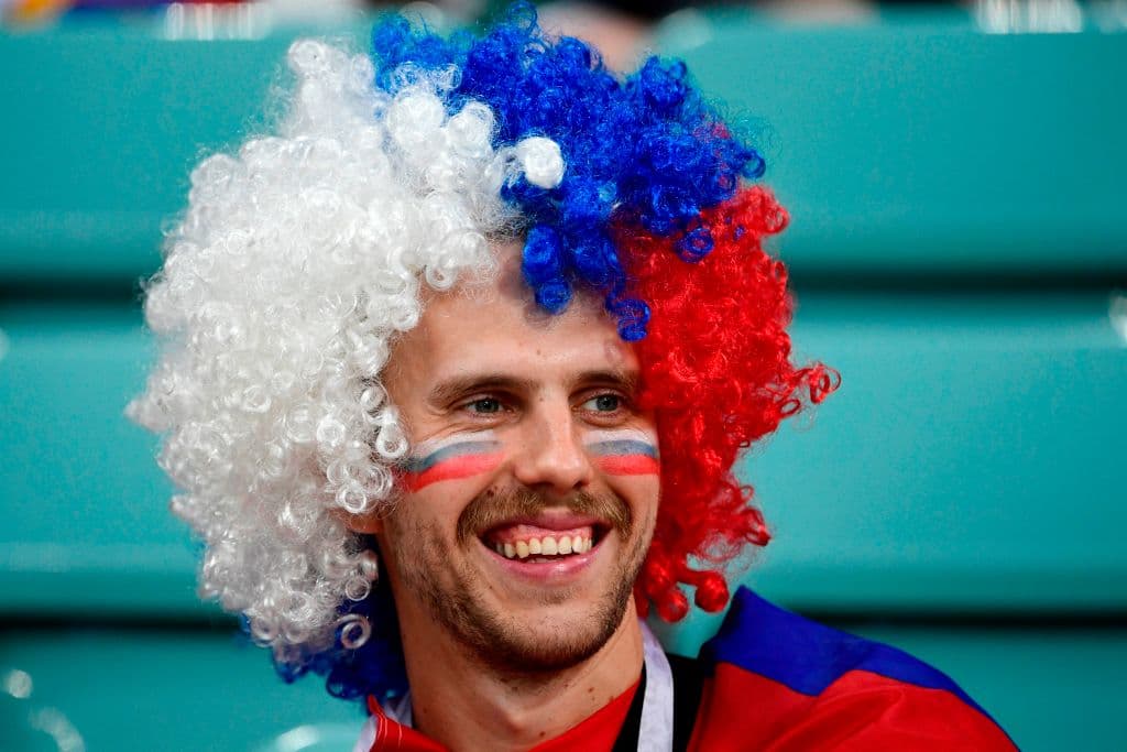 Los fanáticos le dieron un color especial a la fiesta del partido entre Rusia y Croacia por los cuartos de final del Mundial, en la búsqueda del último semifinalista del torneo.