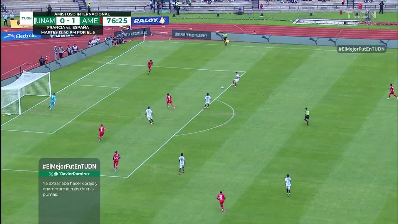 Terrible falla en la defensa escarlata y Arteaga perdona el empate