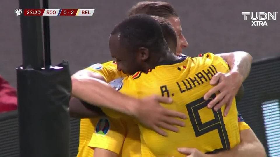 ¡GOOOL! Thomas Vermaelen anota para Belgium