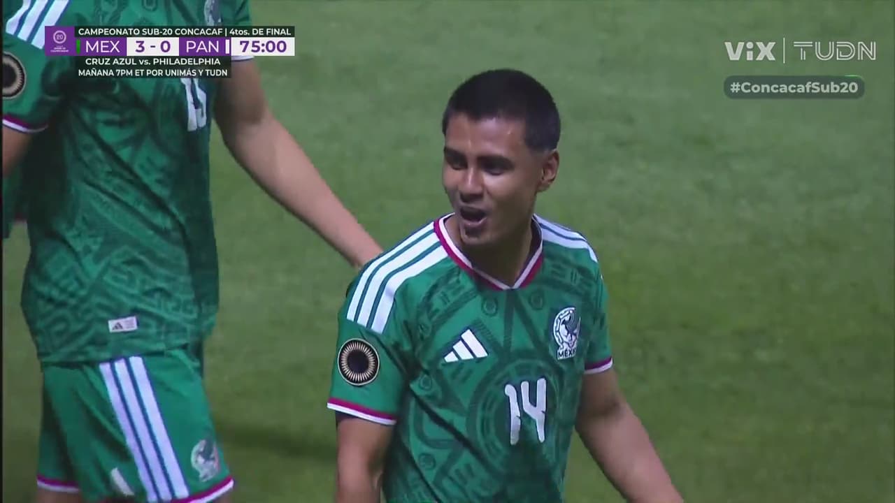 ¡Gol que mata! Yohan Orozco marcó el 3-0 para México sobre Panamá