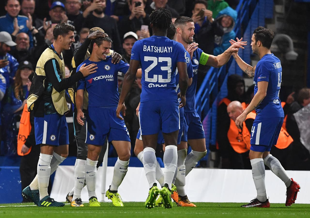 Jornada 1 - Chelsea 6-0 Qarabag: tremendo inicio tuvo el equipo de Antonio Conte en la Champions. Pedro, Zappacosta, Azpilicueta, Bakayoko, Batshuayi y Medvedev, en contra, fueron los hombres de los goles.