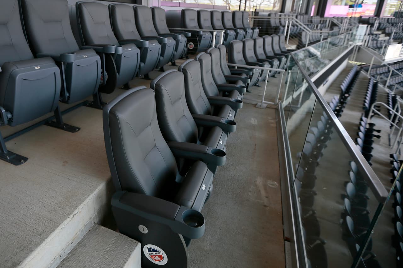 Los espectadores del nuevo estadio pueden disfrutar de todo tipo de comodidades.
<br>