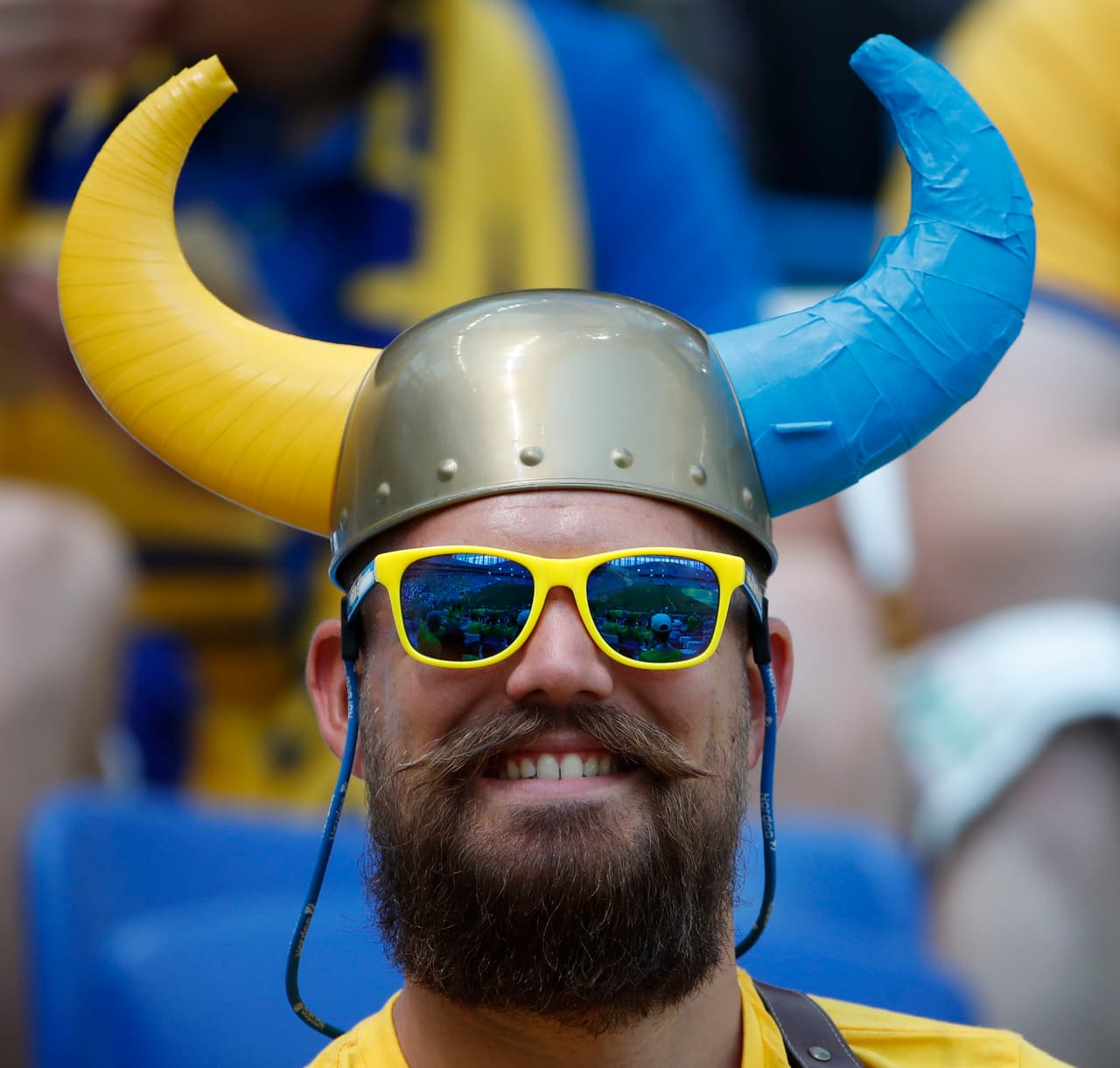 La alegría de los hinchas de Suecia y Corea del Sur la da un colorido especial al espectáculo en el duelo del grupo F entre dos de los rivales de México en el Mundial de Rusia 2018.