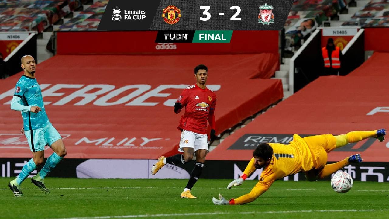 En un juegazo, el United eliminó al Liverpool de la FA Cup